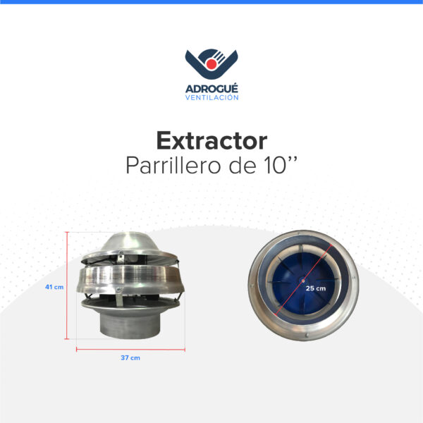 Extractor Parrillero de 10" - Image 2
