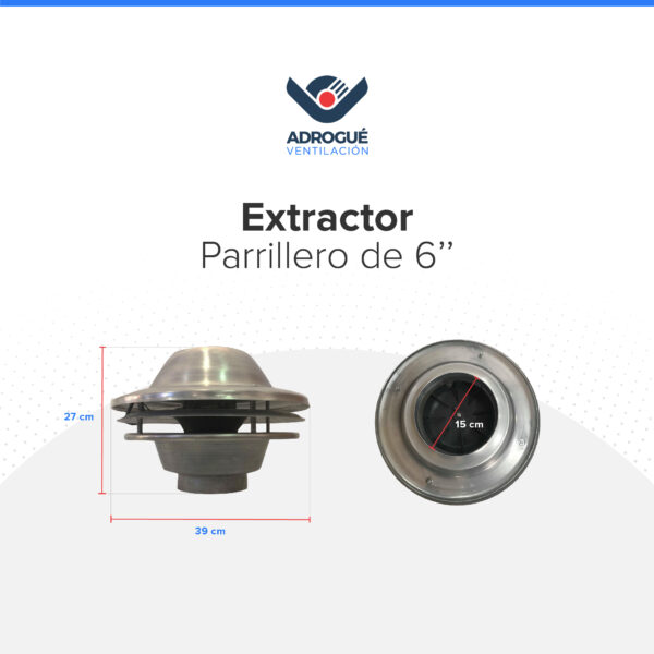 Extractor Parrillero de 6" - Image 3