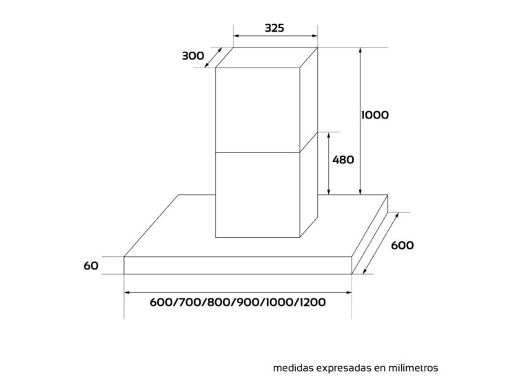 Campana de cocina Isla Slim – Adrogue Ventilación