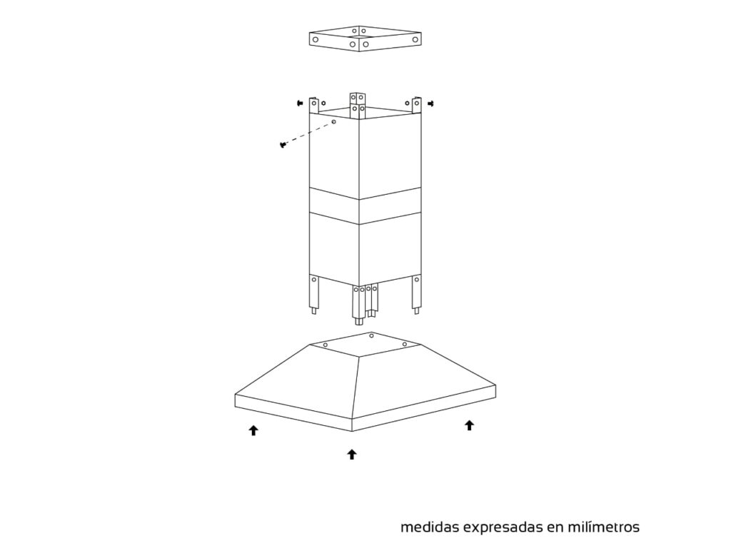 Campana de cocina Isla Slim – Adrogue Ventilación